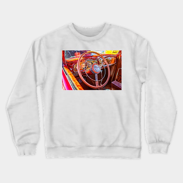 1935 Buick Series 90 98 Victoria Coupe Crewneck Sweatshirt by Gestalt Imagery